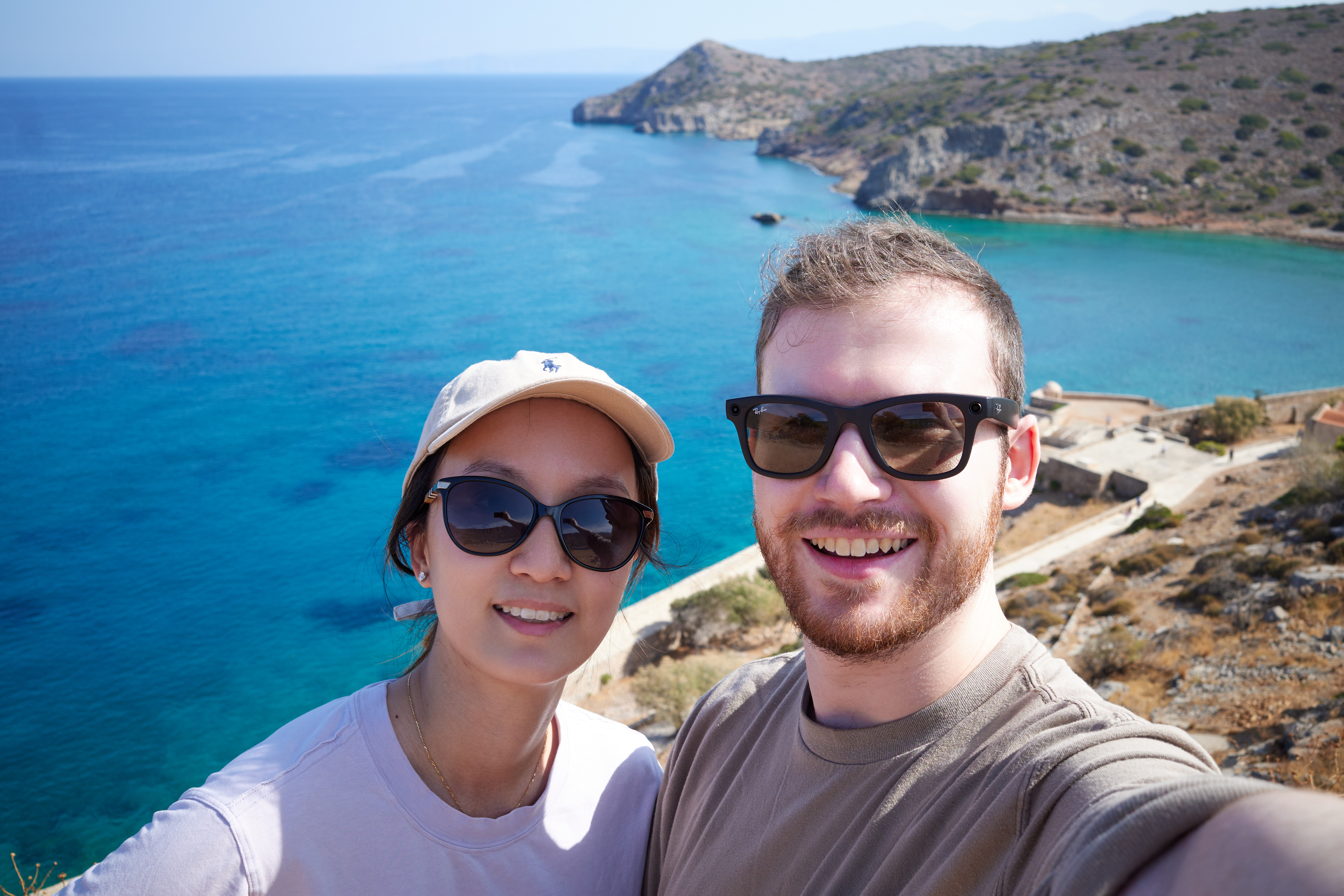 Seaside photo of Marianne and Reuben