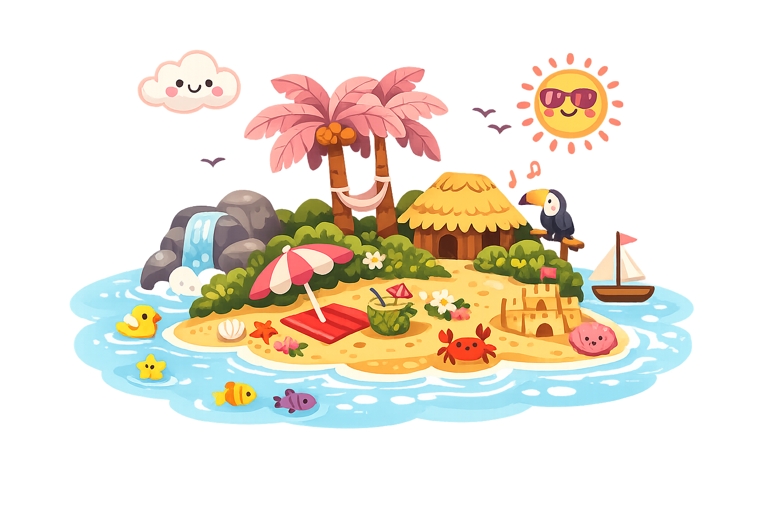 Island image for the honeymoon fund